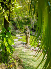 balinese backyard, bali, Indonesia