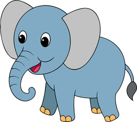 baby elephant cartoon