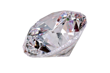 Shining gemstone display jewelry store photo indoor close-up. Isolated on transparent background, png.