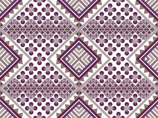 Obraz premium Geometric Ethnic pattern, Native American tribal fabric, tile, carpet, vector, illustration design, on background, Pattern fabric pixel, design for background, clothing, decorative, drapery, cloth