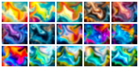 Abstract swirling color gradients with vibrant blends and fluid motion effects