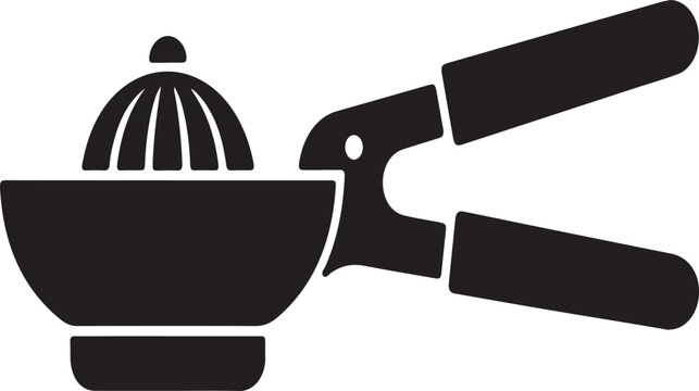 black citrus juicer press, kitchen tool clip art preview