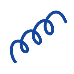 Spiral abstract blue