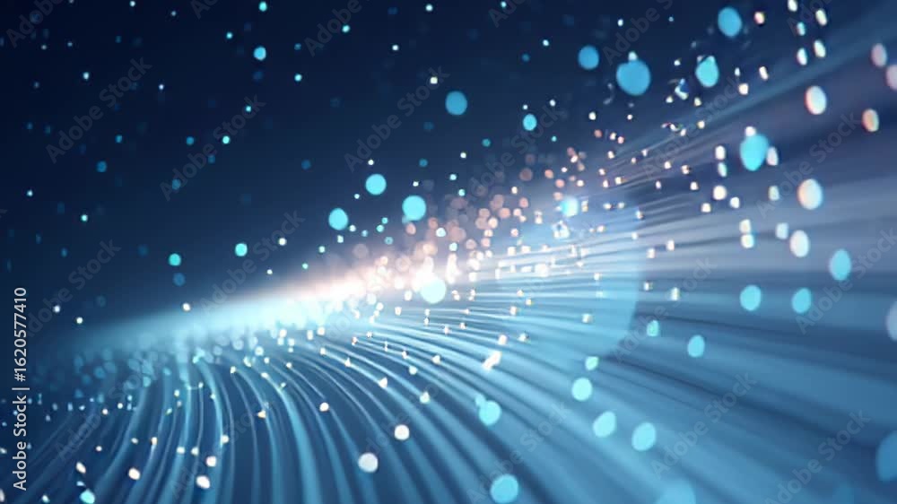 Aufkleber soft glowing lines create mesmerizing flow, evoking sense of speed and movement