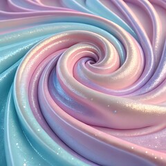 Swirling pastel colors with glitter texture