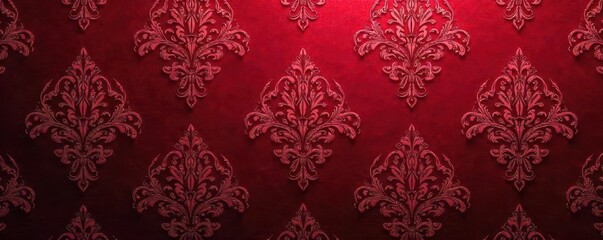 Deep burgundy brocade, heavy weight, damask-like design , clothing, embroidery