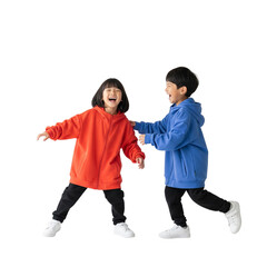 two children playing together