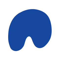 Abstract blue pillow