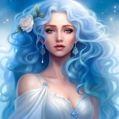 Beautiful goddess nymph 