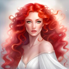 Beautiful goddess nymph 