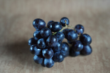 Fresh Blue Grapes Cluster Concept Picture