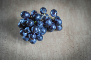 Fresh Blue Grapes Cluster Concept Picture