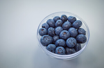 Macro Shot of Fresh Blueberries