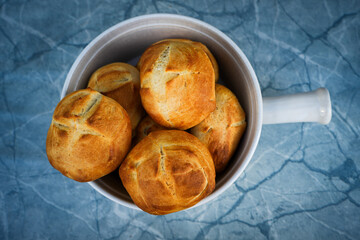 Freshly Baked Breakfast Rolls from Ready Made Dough