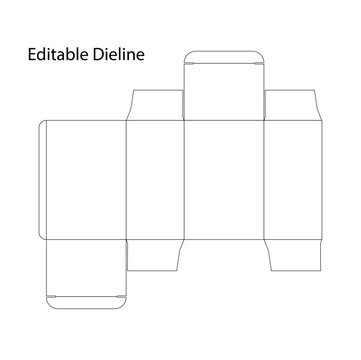 die-line design, packaging dieline, box dieline ,die-line template
