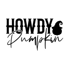 Howdy Pumpkin Svg