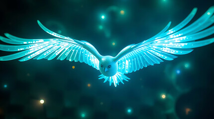 Neon-Hybrid Sentinel – A Cyberpunk Canine with Glowing Eyes and Tech-Infused Form Races Through a Digital Storm of Light, Speed, and Futuristic Power.


The subject