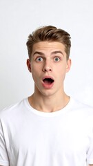 Man expressing surprise