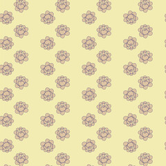 Pattern vector illustration of flowers