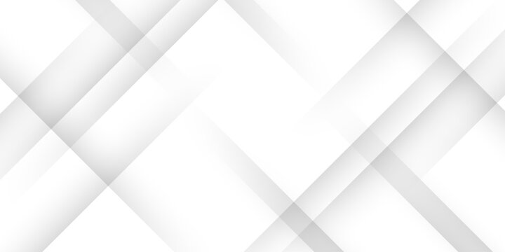 White abstract background geometry shine and 3D layer element vector for presentation design. abstract pattern design Space design concept Suit for business, landing page, wallpaper background.	