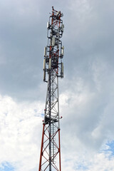 metal tower for enhanced cellular communications