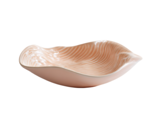 Wave Line Peach Dish Modern Kitchen Style