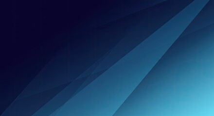 Obraz premium Elegant abstract background with dynamic blue gradient and geometric shapes