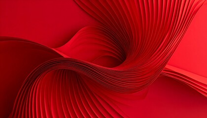 Abstract red swirling shapes