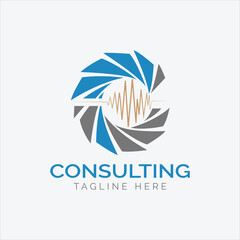 Modern Tech Consulting Logo Design