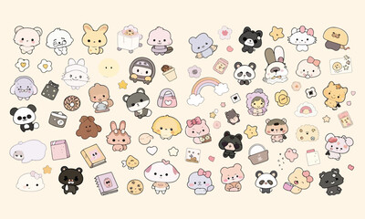 Kawaii Aesthetic Collection: Cute Characters, Pastel Designs & Kawaii Art