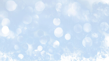 PNG Winter bokeh effect background lights blue ethereal.
