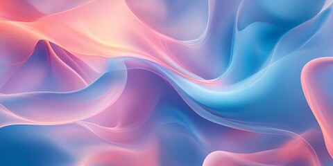 Obraz premium flowing, liquid-like abstract forms, soft gradients and gentle curves merging into a seamless fluid background