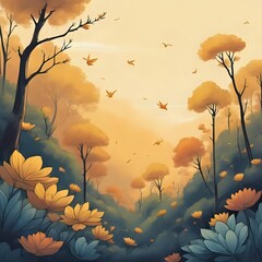 Abstract artistic background. Wallpaper, natural fine art wall art for home decor and print. golden background.
