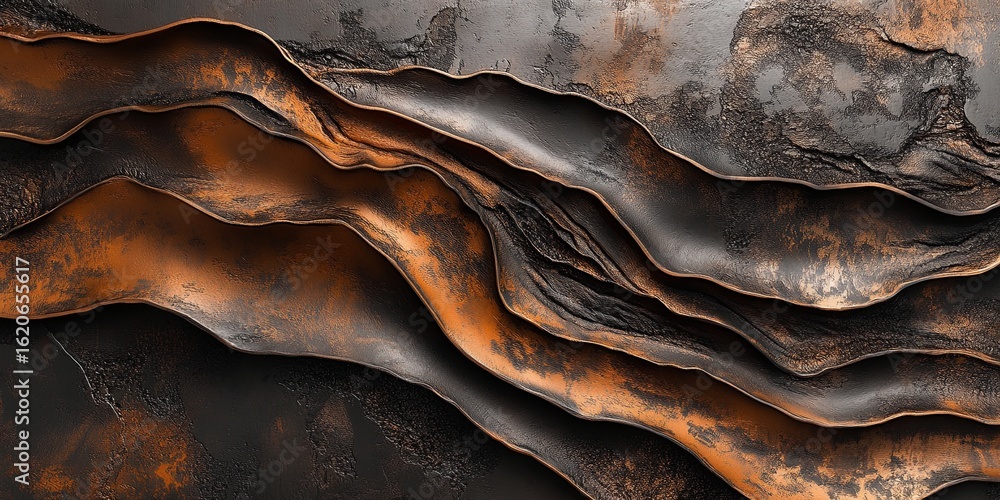 Poster an abstract background with a mix of smooth and rough textures, intricate details capturing the tact