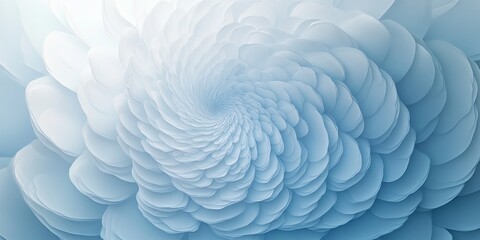 a radial gradient with soft blue transitioning to white at the edges, creating a calm and centered abstract design