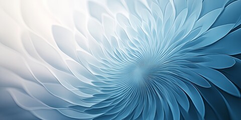 a radial gradient with soft blue transitioning to white at the edges, creating a calm and centered abstract design