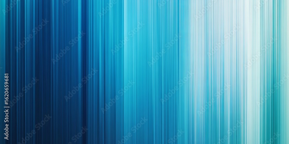 Poster a linear gradient background with shades of blue fading into teal, the straight lines creating a sle
