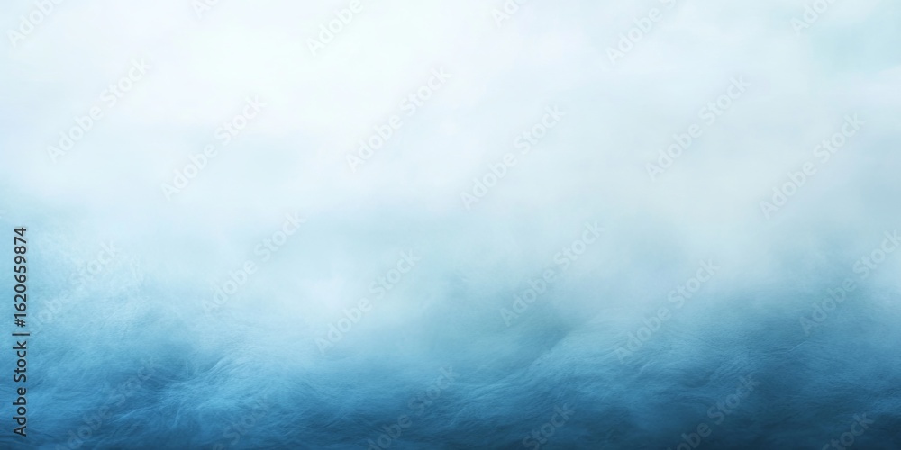 Aufkleber a soft gradient transitioning from pale blue to white, the gentle hues creating a calm and serene ab