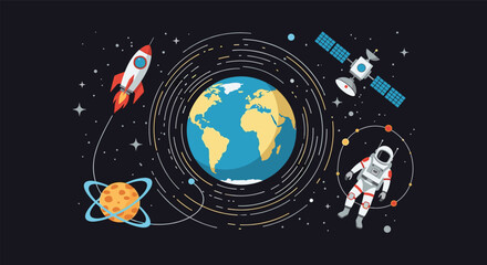 A journey through the cosmos exploring the vastness of space and our universe