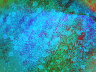 A textured abstract artwork featuring blue  colors with artistic texture patterns,