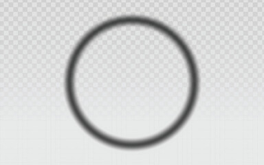 Soft, diffused circular shadow overlay with a realistic blur effect, ideal for adding depth to product mockups, UI elements, and abstract compositions.