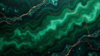 Elegant Green Marble Pattern for Design