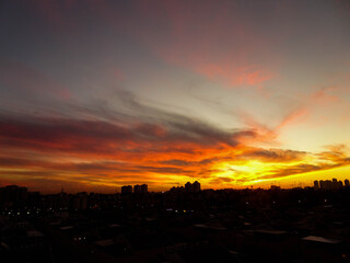 Fototapeta premium Sunset in the city