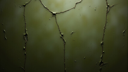 Cracked Surface Texture with Greenish Hue