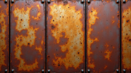 Rusty Metal Surface with Weathered Texture