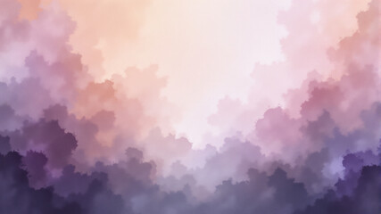 Serene Abstract Landscape in Soft Pastel Colors