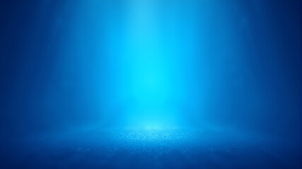 Vivid Blue Background with Spotlight Effect