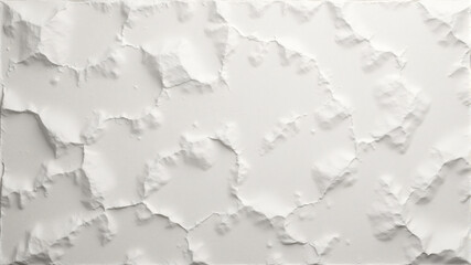 Textured White Wall with Peeling Paint