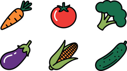 Vibrant Vegetable Medley: A Colorful Collection of Fresh Produce for Healthy Eating and Culinary Creations