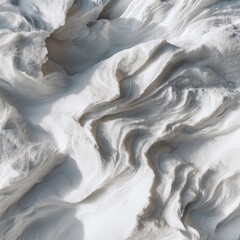 Obraz premium Abstract textured surface of sculpted white material